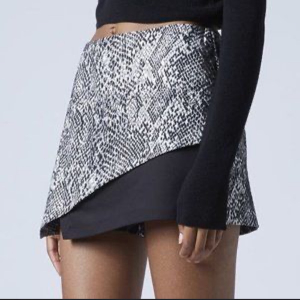 Asymmetrical Topshop Skort